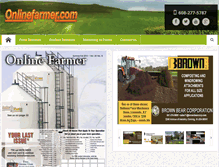 Tablet Screenshot of onlinefarmer.com